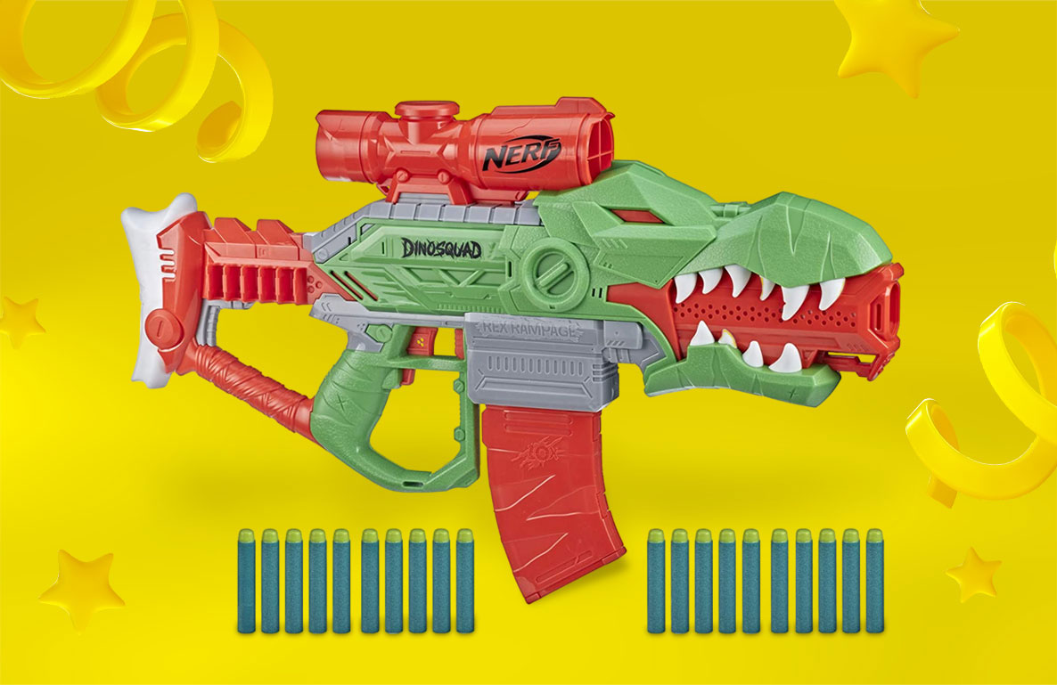 Nerf DinoSquad Rex-Rampage Motorized Blaster